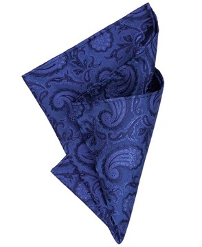 ЖАККАРДОВЫЙ КАРМАН В Клетку + МУЖСКИЙ ГАЛСТУК-труба 30х30см для костюма GREG poK101