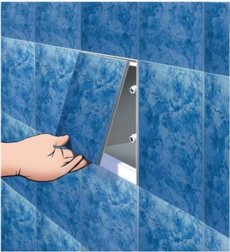 Классер, ПВХ пересмотр MPCV6 20x30 см, плитка