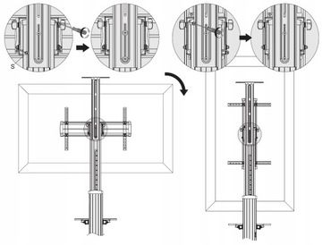 Подставка-кронштейн ТВ-стол ТВ-СТЕНД на 4 колеса