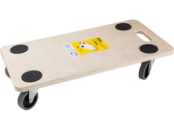 Wózek Platforma transportowa 575 x 300mm magazynowa 4 koła udźwig 200 kg