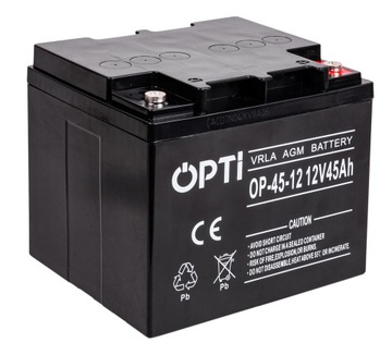 AKUMULATOR BEZOBSŁUGOWY AGM DO UPS 12V 45Ah