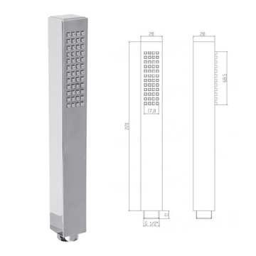 ДУШЕВОЙ НАБОР СКРЫТОГО ПОЛОЖЕНИЯ Z1 С ТЕРМОСТАТОМ