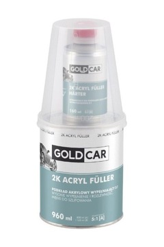 GOLDCAR podkład CZARNY akrylowy wypełniający 0,96 schnięcie 5-7 godzin 454