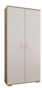 Szafa CALIFORNIA dwudrzwiowa D2 80 CM SONOMA BIAŁY
