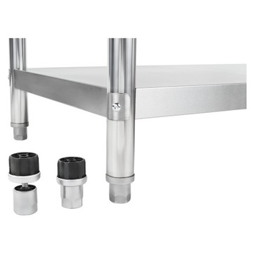 РАБОЧИЙ СТОЛ 100x70 ПОЛКА ИЗ НЕРЖАВЕЮЩЕЙ СТАЛИ