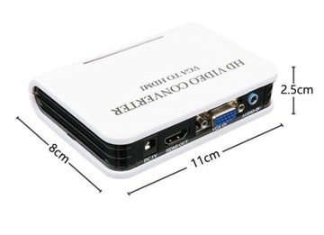 Конвертер VGA в HDMI + аудиоадаптер v1.3