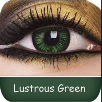 Soczewka Kolorowa -ColourVUE Lustrous Green -1,75