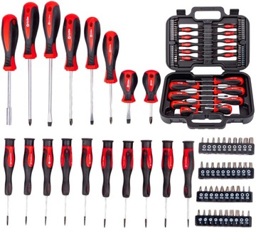 ZESTAW ŚRUBOKRĘTÓW WKRĘTAKÓW PRECYZYJNE BITY 58el