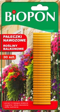 BIOPON PAŁECZKI NAWOZOWE DO ROŚLIN BALKONOWYCH 30