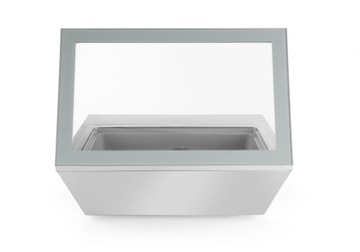 WITRYNA MROŹNICZA DO LODÓW 77L PRZESZKLONA NA POJEMNIKI GN HENDI