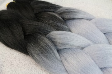 СИНТЕТИЧЕСКИЕ волосы для косичек ЦВЕТНЫЕ косички НАРАЩИВАНИЕ ВОЛОС ОМБРЕ