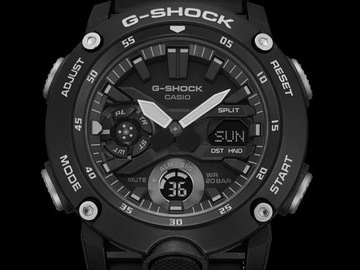 Zegarek męski CASIO G-SHOCK GA-2000S-1AER CHRONO 20 ATM