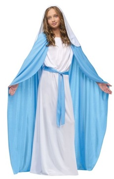 Kostium Strój MARYJA Maryji Matki Boskiej JASEŁKA Bal Świętych 100/110 cm