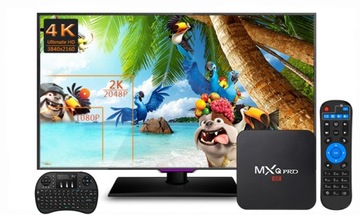 MXQ PRO TV BOX 2/16 ГБ SMART ANDROID 9.0 КЛАВИАТУРА