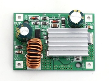 Понижающий преобразователь постоянного тока в постоянный ток Vin 9–90 В, 5 В, 3 А