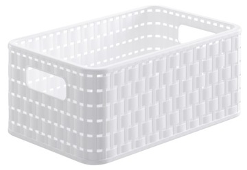 Koszyk pojemnik Rotho Country A5 6L biały stylowy