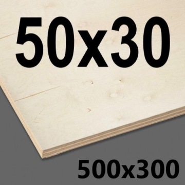 ФАНЕРА 3мм 500х300 КЛ2 ЛАЗЕРНЫЙ ДЕКУПАЖ ЧПУ