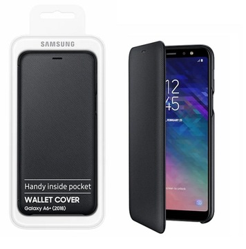 Samsung A6+ 2018 Etui Wallet cover oryginalne
