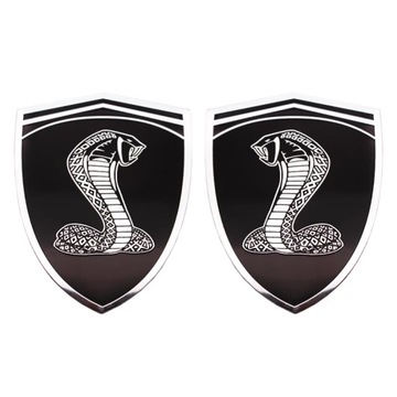 LOGO Emblemat MUSTANG SHELBY COBRA Lewy i Prawy