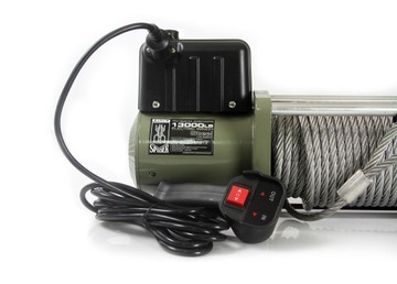 ЛЕБЕДКА СПАЙДЕР 13000 ФУНТОВ 6Т СТАЛЬНАЯ ЛЕБЕДКА