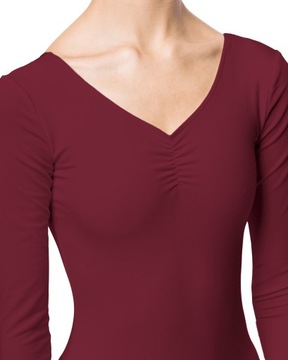 DAMSKI STRÓJ BALETOWY Z DŁUGIM RĘKAWEM X3 HBO S