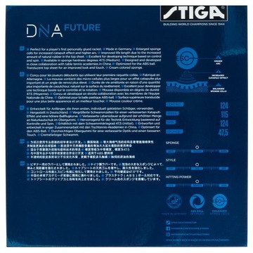 Подкладка STIGA DNA FUTURE M 2,1 мм черная