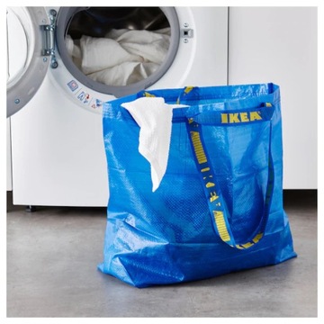 IKEA torba FRAKTA zakupy pranie basen ŚREDNIA 36l