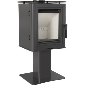 Piec wolnostojący KOZA K5 STAL NOGA fi 150