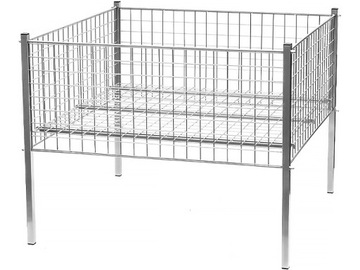 KOSZ MAGAZYNOWY NA PROFILU 100x100cm SOLIDNY d1