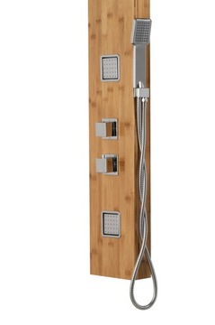 PANEL PRYSZNICOWY DREWNIANY CORSAN BAO TERMOSTAT