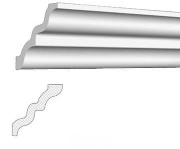 NMC LX141 Listwa przysufitowa 105x95mm, 2mb
