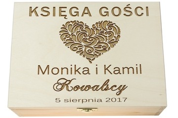 ГОСТЕВАЯ КНИГА В КОРОБКЕ С СЕРДЦАМИ СВАДЬБА