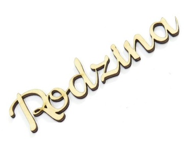 NAPIS RODZINA 134x40mm DREWNIANY SKLEJKA 3mm DK90
