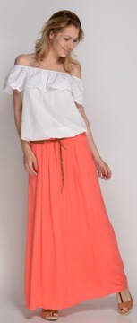 Damska zwiewna spódnica do kostek KORAL uni