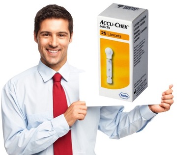 LANCETY IGŁY ACCU-CHEK SOFTCLIX 25 sztuk lancet