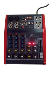 Микшер-микшер на 2 микрофона и 2 инструмента. USB-Мп3