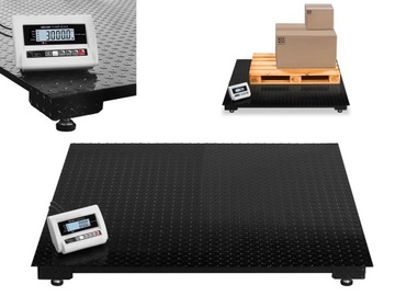 PRZEMYSŁOWA WAGA PLATFORMOWA 3000kg LCD STAL