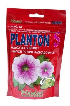 Planton S 200г РАСТВОРИМОЕ УДОБРЕНИЕ ДЛЯ СУРФИНИИ, ПЕТУНИИ И ВЕРБЕНЫ