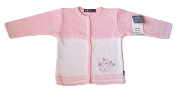 SWETEREK swetr dzianinowy NM-390 JASNY RÓŻ R.92