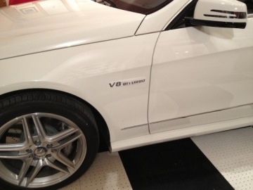 Эмблема V8 BITURBO CHROME 3D Super OLSZTYN