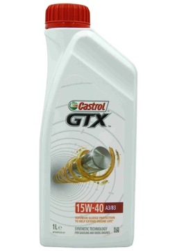 CASTROL GTX 15W40 1L A3/B3 OLEJ MINERALNY