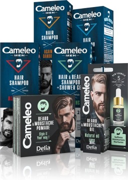 DELIA CAMELEO МУЖСКАЯ КРАСКА ДЛЯ БОРОДЫ И УСОВ 4.0 средне-коричневый