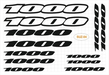 Наклейки на мотоцикл SUZUKI Bandit S и другие.