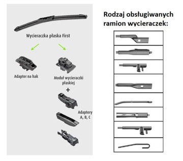 ПЕРЕДНИЕ ДВОРНИКИ VALEO FIRST SKODA SUPERB I 1