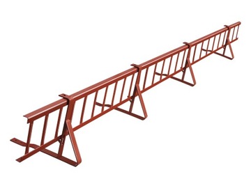 Płotek 200cm 4uch lakier dowolne dachówki