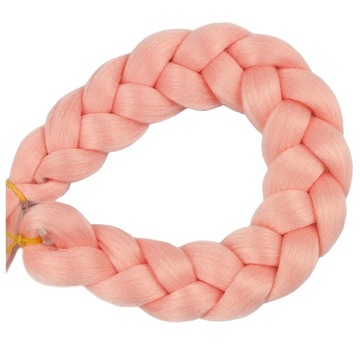 Włosy SYNTETYCZNE do warkoczyków KOLOROWE warkoczyki DOCZEPIANE WŁOSY pasma