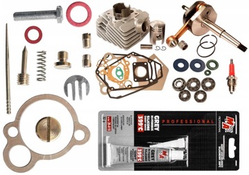 CYLINDER 50c WAŁ ŁOŻYSKA ROMET OGAR 205 MOTORYNKA