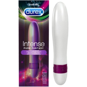 WIBRATOR MASAŻER Durex Intense Pure Fantasy 16cm DAWCA ORGAZMÓW MOCNY CICHY