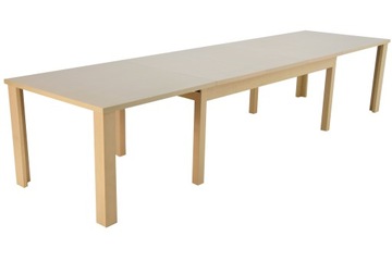 MASYWNY DREWNIANY stół rozkładany 100x200x440