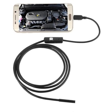ЭНДОСКОПНАЯ КАМЕРА ДЛЯ ОСМОТРА ANDROID USB 5,5 ММ со светодиодом